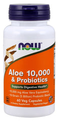Aloe 10,000 & Probiotics - 60 vcaps - Sense42 Beauty and Health