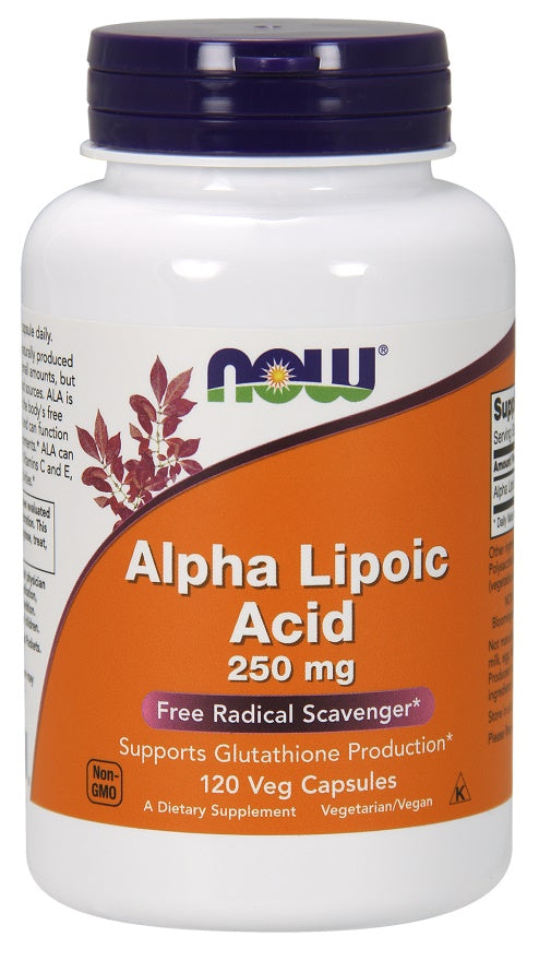 Alpha Lipoic Acid, 250mg - 120 vcaps - Sense42 Beauty and Health