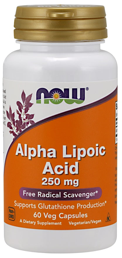 Alpha Lipoic Acid, 250mg - 60 vcaps - Sense42 Beauty and Health