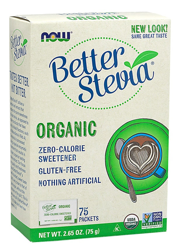 Better Stevia Packets, Organic - 75 packets - Sense42 Beauty and Health