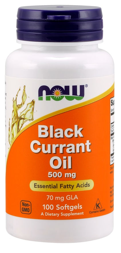 Black Currant Oil, 500mg - 100 softgels - Sense42 Beauty and Health