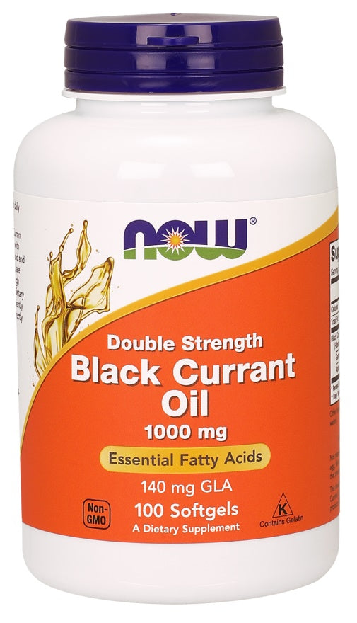 NOW Foods Black Currant Oil, 1000mg - 100 softgels - Sense42 Beauty and Health