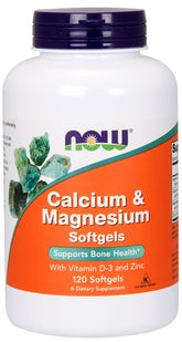 Calcium & Magnesium with Vit D and Zinc - 120 softgels - Sense42 Beauty and Health