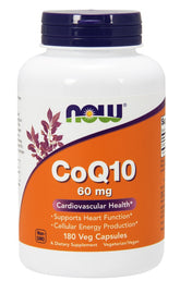 CoQ10, 60mg - 180 vcaps - Sense42 Beauty and Health
