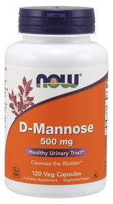 D-Mannose, 500mg - 120 vcaps - Sense42 Beauty and Health