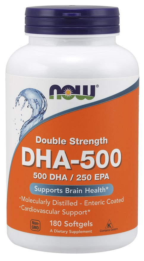DHA-500, 500 DHA / 250 EPA - 180 softgels - Sense42 Beauty and Health