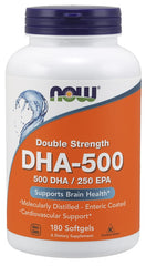DHA-500, 500 DHA / 250 EPA - 180 softgels - Sense42 Beauty and Health