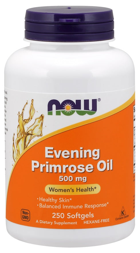 Evening Primrose Oil, 500mg - 250 softgels - Sense42 Beauty and Health