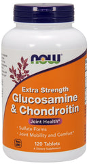 Glucosamine & Chondroitin Extra Strength - 120 tabs - Sense42 Beauty and Health