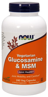 Glucosamine & MSM Vegetarian - 240 vcaps - Sense42 Beauty and Health