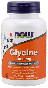 Glycine, 1000mg - 100 vcaps - Sense42 Beauty and Health
