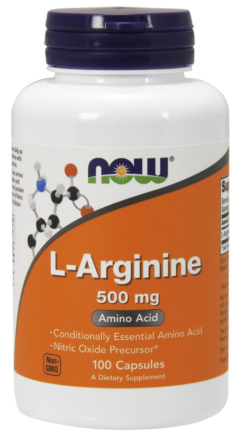 L-Arginine, 500mg - 100 caps - Sense42 Beauty and Health