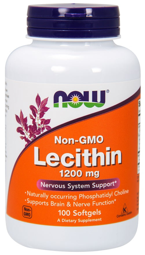 Lecithin, 1200mg Non-GMO - 100 softgels - Sense42 Beauty and Health
