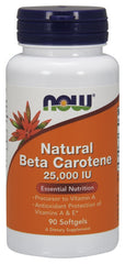 Beta Carotene Natural, 25 000 IU - 90 softgels - Sense42 Beauty and Health