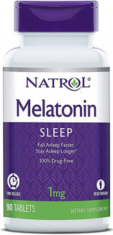 Melatonin Time Release, 1mg - 90 tabs - Sense42 Beauty and Health