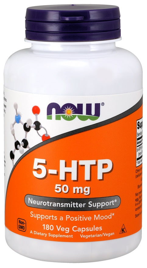 5-HTP, 50mg - 180 vcaps - Sense42 Beauty and Health