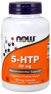 5-HTP, 50mg - 180 vcaps - Sense42 Beauty and Health