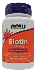 Biotin, 1000mcg - 100 vcaps - Sense42 Beauty and Health