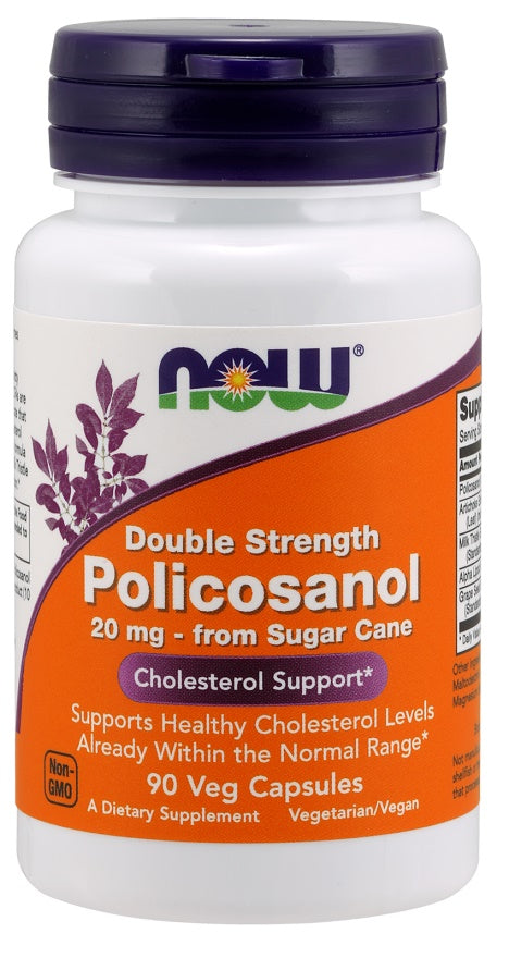 Policosanol, 20mg - 90 vcaps - Sense42 Beauty and Health