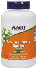 Saw Palmetto Berries, 550mg - 250 vcaps - Sense42 Beauty and Health
