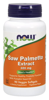 Saw Palmetto Extract with Pumpkin Seed Oil, 320mg - 90 veggie softgels - Sense42 Beauty and Health