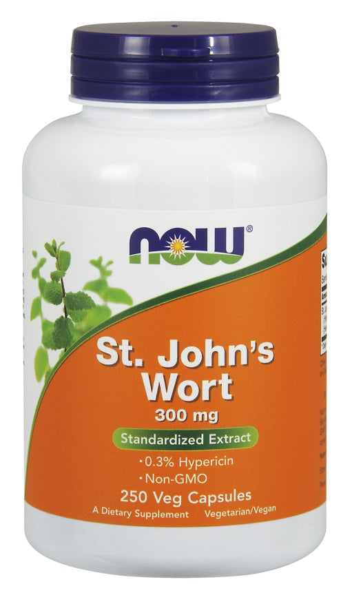 St. John's Wort, 300mg - 250 vcaps - Sense42 Beauty and Health