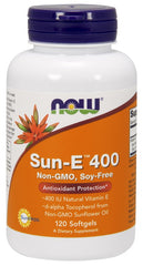 Sun-E, 400 IU - 120 softgels - Sense42 Beauty and Health