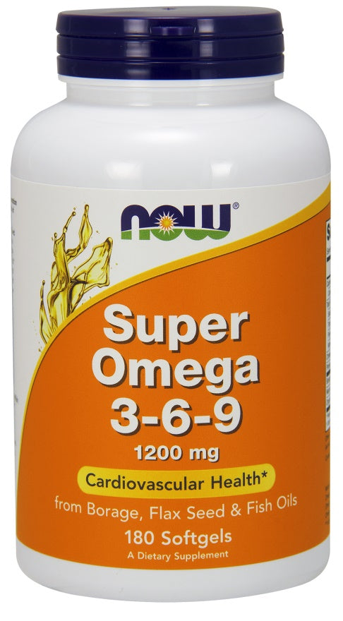 Super Omega 3-6-9, 1200mg - 180 softgels - Sense42 Beauty and Health