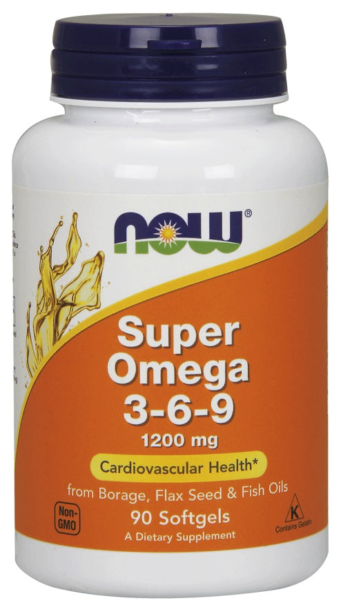 Super Omega 3-6-9, 1200mg - 90 softgels - Sense42 Beauty and Health