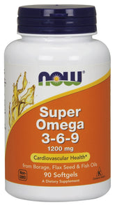 Super Omega 3-6-9, 1200mg - 90 softgels - Sense42 Beauty and Health
