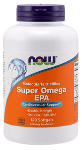Super Omega EPA Molecularly Distilled - 120 softgels - Sense42 Beauty and Health