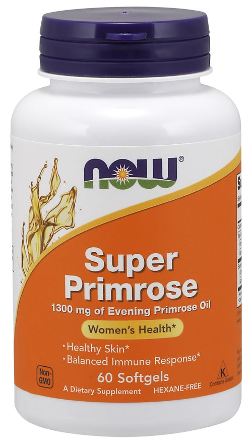 Super Primrose, 1300mg - 60 softgels - Sense42 Beauty and Health