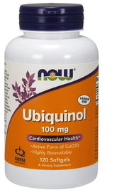 Ubiquinol, 100mg - 120 softgels - Sense42 Beauty and Health