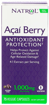 Acai Berry, 1000mg - 75 vcaps - Sense42 Beauty and Health