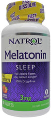Melatonin Fast Dissolve, 3mg - 90 tabs - Sense42 Beauty and Health