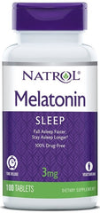 Melatonin Time Release, 3mg - 100 tabs - Sense42 Beauty and Health
