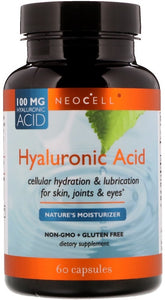 Hyaluronic Acid, 100mg - 60 caps - Sense42 Beauty and Health