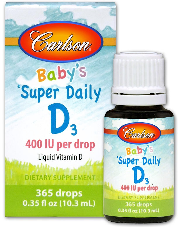 Baby's Super Daily D3, 400 IU - 10 ml. - Sense42 Beauty and Health