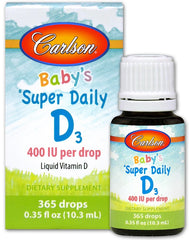 Baby's Super Daily D3, 400 IU - 10 ml. - Sense42 Beauty and Health