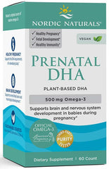 Prenatal DHA Vegan, 500mg - 60 softgels - Sense42 Beauty and Health