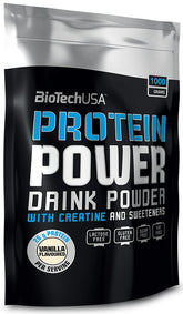 Protein Power, Strawberry Banana - 1000g - Sense42 Beauty and Health