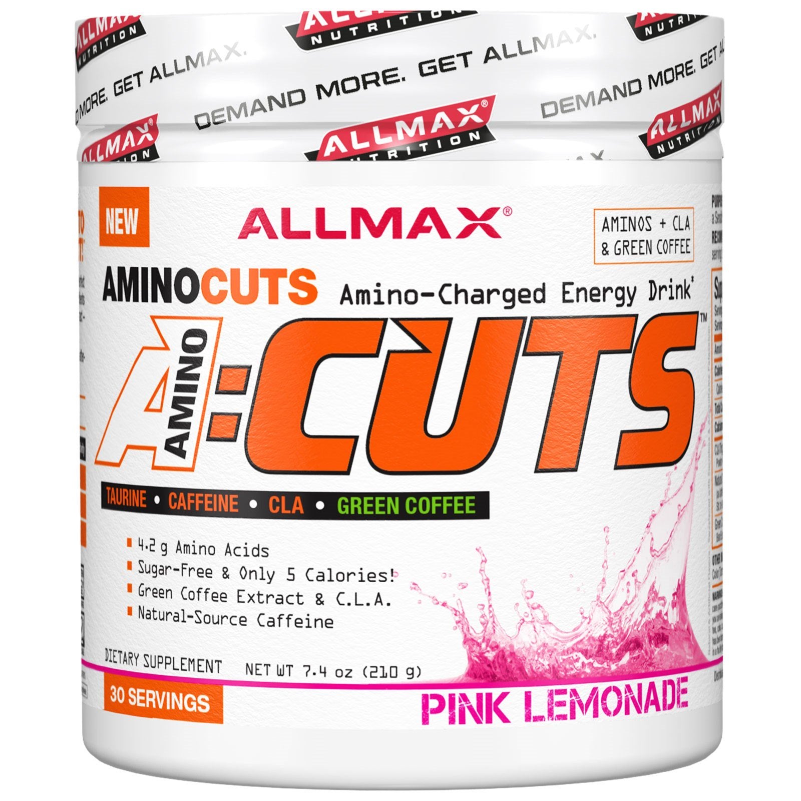 AllMax Nutrition AminoCuts A:Cuts Pink Lemonade - 210g - Sense42 Beauty and Health