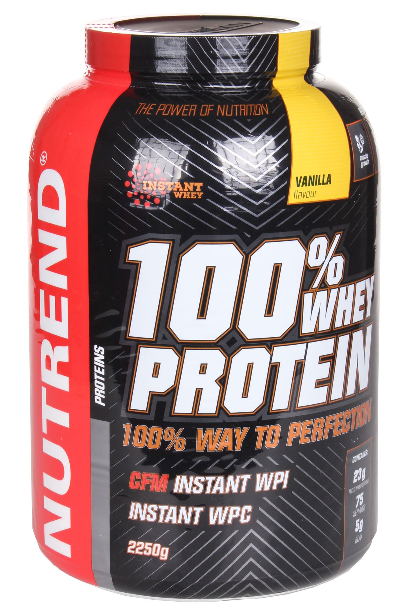100% Whey Protein, Vanilla - 2250g - Sense42 Beauty and Health