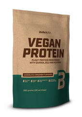 BioTechUSA Vegan Protein Chocolate-Cinnamon - 500g - Sense42 Beauty and Health