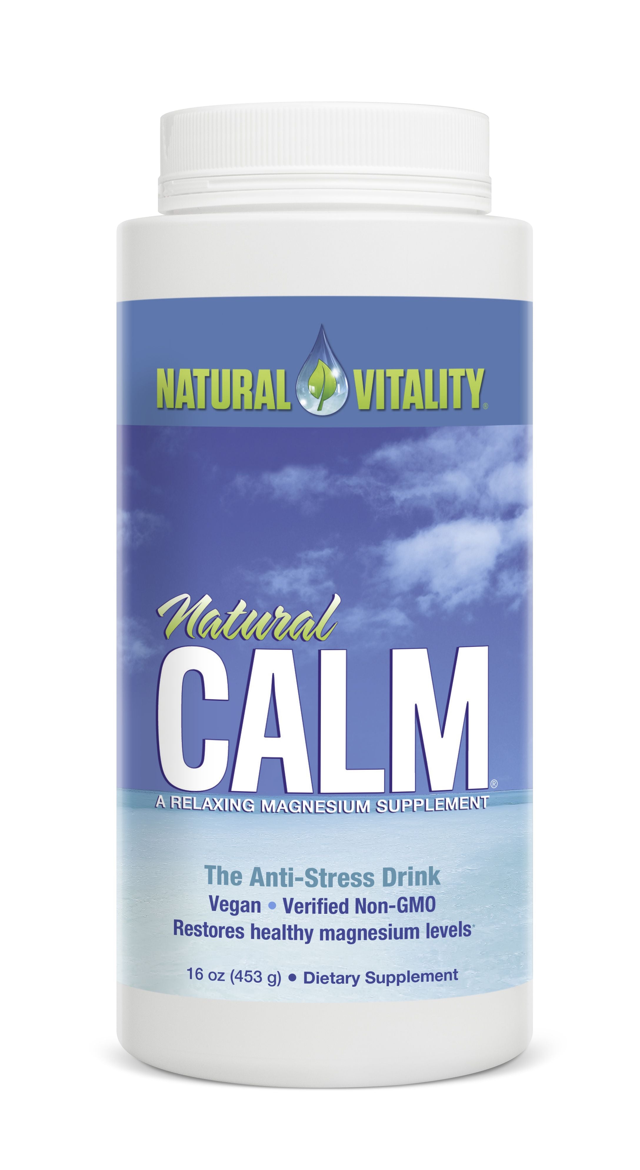 Natural Vitality Natural Calm Unflavored - 453g - Sense42 Beauty and Health