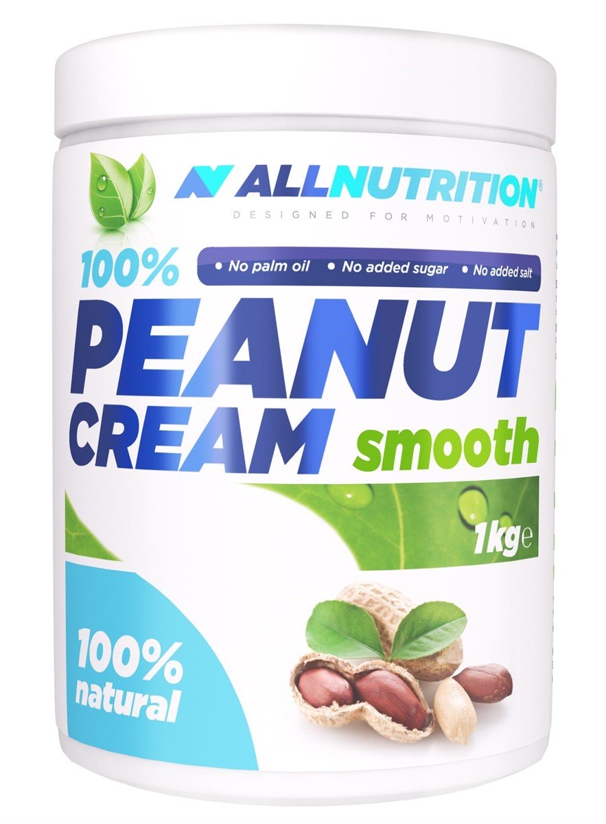 100% Peanut Cream, Smooth - 1000g - Sense42 Beauty and Health