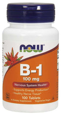 Vitamin B-1 Thiamine, 100mg - 100 tabs - Sense42 Beauty and Health