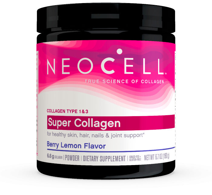 Super Collagen Type 1 & 3, Berry Lemon - 190g - Sense42 Beauty and Health