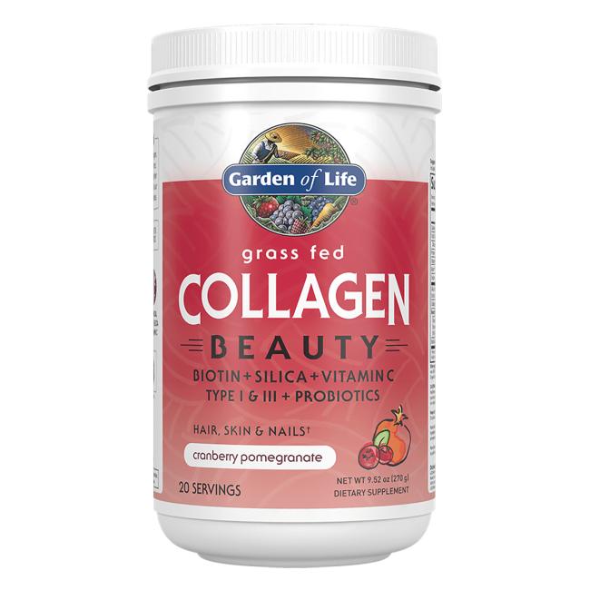 Grass Fed Collagen Beauty, Cranberry Pomegranate - 270g - Sense42 Beauty and Health