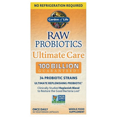 Raw Probiotics Ultimate Care - 30 vcaps - Sense42 Beauty and Health